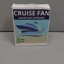 Travel Fan for Sleeping - Up To 16 Hours Battery Life - Small Desk Fan Cruise Ship Approved - Folding & Portable, Plug-In And Battery Powered