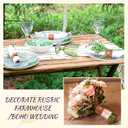 12 Sets Rustic Thanksgiving Day Napkin Rings Brown Faux Leather Napkin Ring Holder for Leather Farmhouse Fall for Wedding Dinner Party Handmade Rustic Table Decor