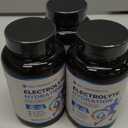 Electrolytes Supplement - Sugar Free, Advanced Hydration Complex with Sodium Chloride, Magnesium, Potassium, Calcium, Vitamin D3 - Best Hydrating Mineral Salt Pills - Vegan & Keto - 120 Capsules, Pack of 3, Best By: Nov-05-2027