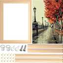 2 Pack 8"x 10" DIY Wood Canvas Stretcher Bars, Canvas Frames Kit-Easy to Assemble,Wooden Frames Kit for Oil Painting,Diamond Painting，Embroidery Stitch and Needlepoint Arts Supplies