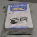 Electric Lunch Box for Car, 3 In 1 Portable Heating Lunch Box with 1.8L Removable Stainless Steel Container, 80W Leak Proof Food Warmer 110V 12V 24V for Truck Home Office (Blue Green)