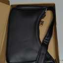 Women's Shoulder Bags, Small Hobo Tote Elegant Clutch Purse with Zipper Closure (Brown)