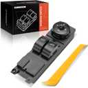 A-Premium Master Power Window Switch Compatible with Ford Focus 2012-2018, Front Left Driver Side