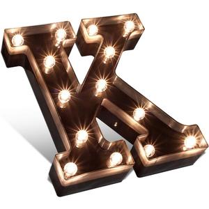 Glintee Led Marquee Letter Lights Newly Design Light up Letters for Events Wedding Party Birthday Home Bar DIY Decoration-K