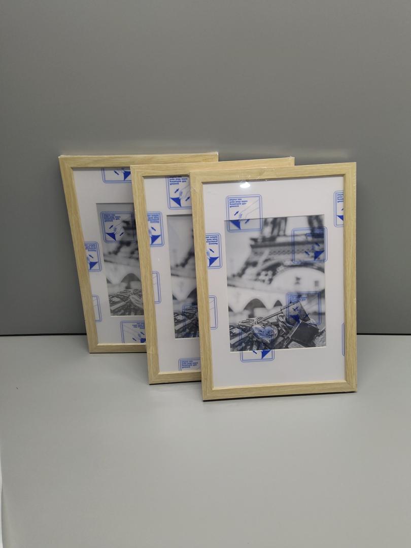 9x13 Picture Frame with Polished Plexiglass - Set of 3 - Use as 9x13 Frame with Mat or Display 9x13 Photo Without Mat - Galleria Collection - Picture Frames for Wall Display - Natural Oak