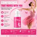 2 x Body Glue & Body Adhesive for Clothes - 2 fl oz Professional Body Adhesive for Clothing Roll On - Sweat-Resistant for Dancers, Wigs, Leotards & Costumes - Clear, Hypoallergenic, Water Washable, 1 PCS