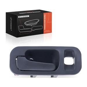 A-Premium Rear Left Driver Side Interior Door Handle Compatible with Honda Civic 1992-1995, Odyssey 1995-1997, Gray, Replace# 72660-SR4-J02ZB