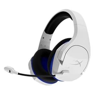 HyperX HHSS1C-KB-WT/G Cloud Stinger Core – Wireless Gaming Headset, for PS4, PS5, PC, Lightweight, Durable Steel Sliders, Noise-Cancelling Microphone - White