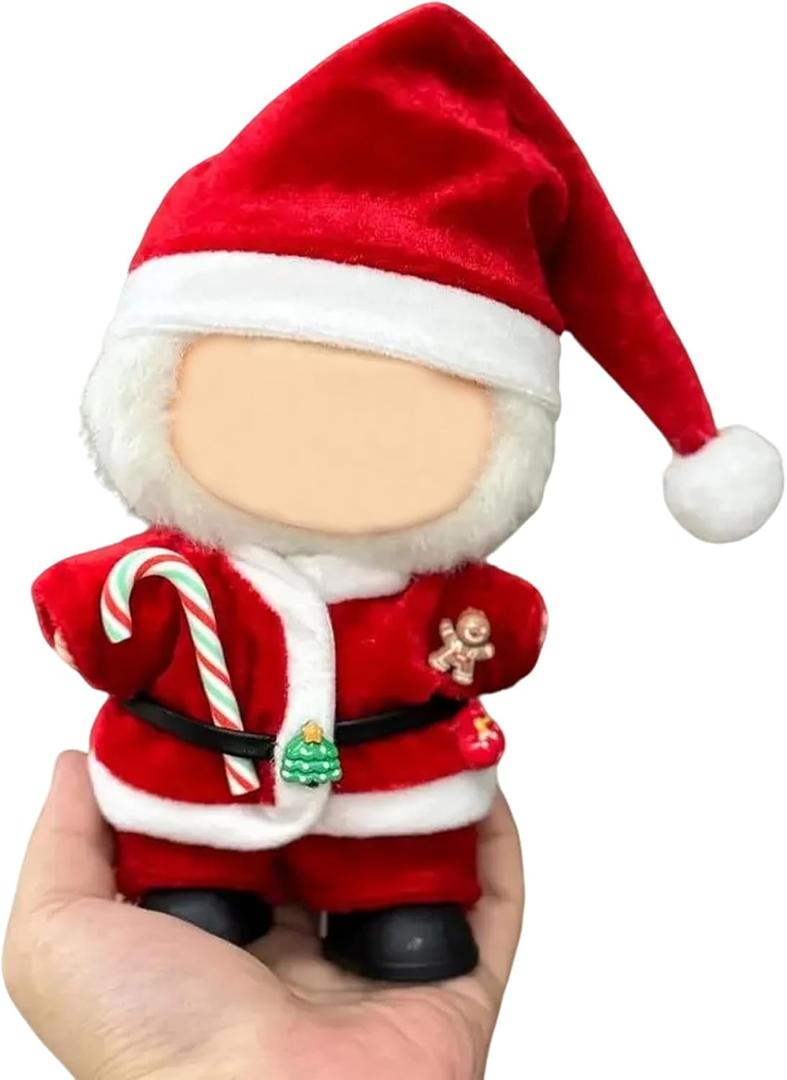17cm Doll Christmas Clothes Compatable with Labubu(NO Doll), Cute Dolls Outfit Accessories, Small Kawaii Clothes Set for Dolls, Gift for Women and Girls(Style 3)