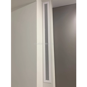 Steel grille for a bath hood