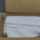 2-Pack 60x102 inch White Table Cloths, Solid Stain and Wrinkle Resistant Oblong Tablecloth, Premium Plain Weave Polyester Fabric Rectangle Table Linen Covers for Hotel, Wedding