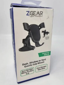 ZGEAR Dash, Window Or Vent Gravity Grip Mount Universal Mount