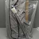 Portable Changing Table for Baby, GIGYES Foldable Baby Changing Station with Wheels & Adjustable Height, Large Storage Rack & Shelf, Ideal for Newborn and Infants