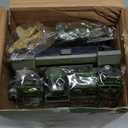 6-Piece Die-Cast Army Tank Set for Boys 3-6, with 8 Soldier Figures, Military Toys with Light & Sound, Launchable Missile Tanks (Green)