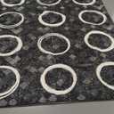 OLEEK Large Classroom Rug Elementary 8x13 - Classroom Rugs for Kids Room - Classroom Carpet Elementary - Kids playroom Rug 8 x 13 - Preschool Rugs for Classroom - Schoolgirl Style Classroom Decor (Black)