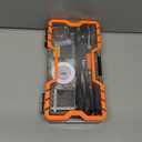 Soldering Iron Premium Kit, 60W Soldering Gun with Ceramic Heater, 12-in-1 Soldering Tool, Adjustable Temperature 200 to 450C, Includes Soldering Iron Tip, Solder Wire, Pump and Paste (orange)