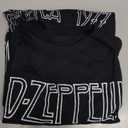 Led Zeppelin Falling Icarus 1977 Men's Crew Neck Short Sleeve T-Shirt (Medium, Black)