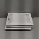 1 Pc 10x4 Inch Ceiling Vent Register for Home, White 3 Way Sidewall Solid Steel Wall Air Vent Registers AC Ceiling Vent Return Covers, Interior Size 10 x 4 Inch