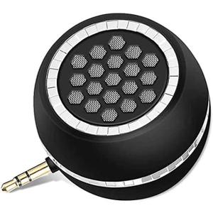 Mini Portable Speakers, 3W 36mm Microphone Speaker Line-in Speaker with 3.5mm Aux Audio Jack and Plug in Clear Bass Micro for Smart Phone, pad, Tablet, Laptop, Computer.