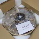 Ceiling Fans with Lights, 20" Gold Flush Mount Ceiling Fan with Remote, 6-Speed Low Profile Smart Fan for Bedroom, Kitchen, Kids Room, Small Room