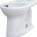 TOTO Drake Elongated TORNADO FLUSH Toilet Bowl, WASHLET+ Ready, Cotton White - C776CEGT40#01