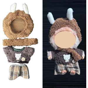 Doll Clothes - Compatible with LBB 5.91-6.7inch(15-17cm) Dolls as Accessories Only, Premium Dolls Outfit with Accessories, Hand Crocheted Hat, Sweaters, Bag 13
