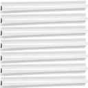 Dock Bumpers 5 Pack, 16.4 Feet Boat Dock Bumper Guards Marine Rub Rail with Mounting Screws Double Molded Rubber Edging Fender for Straight Edge and Side, Poles, Deck or Outdoor Stage Edge (White)