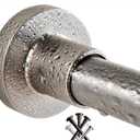 BRIOFOX Tension Curtain Rod 43-73 Inches Brushed Nickel, Never Rust and Non-Slip and Heavy Duty Shower Curtain Rod, 304 Stainless Steel