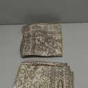 Boho Floral Throw Pillow Covers 20x20 inch Set of 2,Grey Boho Rug Geometric Floral Pattern Decor Double Sided Pattern Cushion Cover Soft Pillow Case Living Sofa Room Bed Square Pillow Cover