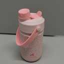 12 oz Kids Water Bottle for School: 2-in-1 Straw Spout Lid, Leakproof, BPA-Free, Easy Carry, Keep Cold 24H, Insulated Stainless Steel Cup for Sports, Camping, Gift for Girls Daughters (Pink Confetti)