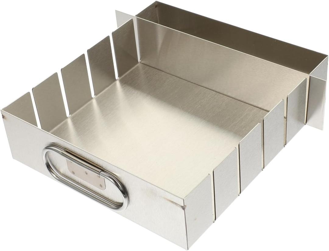 Stainless Steel Nougat Cutting Baking Pan for Nougat Candy Making Candy Pan for Cutting Bars Nougat Cut Tray