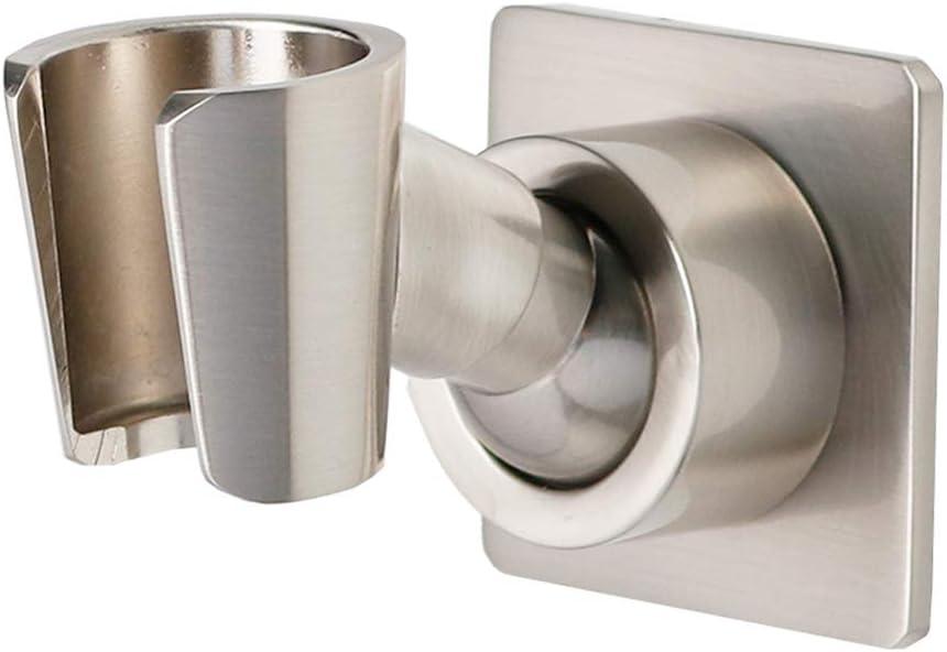 Shower Head Holder All Metal Handheld Shower Wand Bracket Adhesive Shower Wall Mount Holder Brass Shower Spray Holder Brushed Nickel, Drill Free Glue Installation Brushed Nickel Shower Head Holder All Metal Handheld Shower Wand Bracket Adhesive Shower Wall Mount Holder Brass Shower Spray Holder Brushed Nickel, Drill Free Glue Installation Brushed Nickel