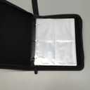 CLOVERCAT 4 Pocket Trading Card Binder Parent (4 Pocket, 400 Cards, Solid, Black)