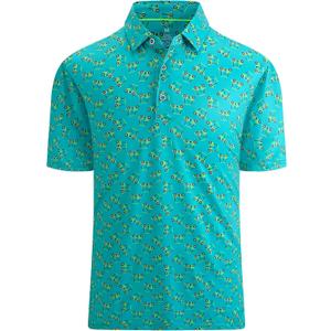 Mens Golf Shirts Short Sleeve Moisture Wicking Dry Fit Performance Athletic Polo Shirt (XXXL)
