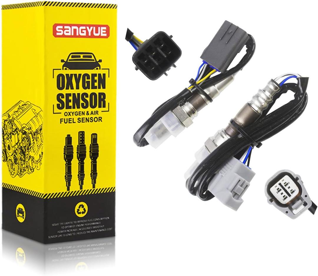 2PCS Oxygen O2 Sensor 1 & 2 for 2014 2015 2016 2017 2018 Mazda 3 2.0L/2.5L Upstream + Downstream