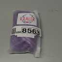 Kraler Lavender Purple Dreadlock Extensions, 22" Synthetic Crochet Dreads Extensions 100% Handmade Single Ended Dreads Thin 0.6cm Width Reggae Style Dreadlock for Girls(10 Strands)