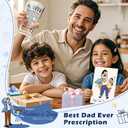 2 x Beer Glasses 16oz Birthday Gift for Dad Husband Brother Boyfriend Grandpa (EXP 08/22/29)
