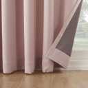 Sun Zero Barrow Energy Efficient Grommet Curtain Panel Pair