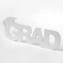 Wooden Grad Senior 2026 Large Graduation Sign Photo Booth Props, Class of 2026 Graduation Decorations Graduation Table Centerpieces for Senior Night Decor Letter Sign Grad Party Supplies - Middle