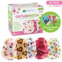 CHILDREN'S EXTRA SENSITIVE ADHESIVE EYE PATCH FOR GIRLS + REWARD CHARTS INCLUDED