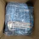 Kokia Abstract Area Rugs 8x10 Bedroom Soft Living Room Rugs Washable Distressed Vintage Comfy Blue Carpet with Non-Slip Backing for Farmhouse Home Office Room Decor, Oslo Teal (Ocean/Teal/Cactus/Amber)