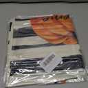 Fall Pumpkin Pillow Cover 18x18 Fall Decor Cushion Cover Autumn Stripe Throw Pillow Cover Thanksgiving Farmhouse Decorative Cushion Cases 18x18 Set of 4 (Dark Tones)