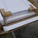 HOMCOM Rolling Kitchen Island Cart with Wheels, Portable Island Table for Kitchen with Stainless Steel Top, Adjustable Shelves, 2 Drawers, Spice, Knife and Towel Rack, White