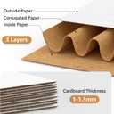 EXYGLO 40 Pack 7x7x6 Shipping Boxes for Small Business, White Corrugated Cardboard Small Box for Packaging, Moving, Mailing, and Storing