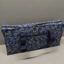 American Mahjong Set with Blue Carrying Bag, 166 White Tiles, 4 All-in-One Rack/Pushers, Mahjong Tiles Set (Ma Jong, Mah-Jongg, Majiang)