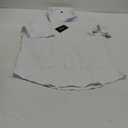 URRU Men's Muscle Dress Shirts Slim Fit Stretch Short Sleeve Casual Button Down Shirts for Men (Large)