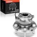 A-Premium Rear Wheel Bearing and Hub Assembly with ABS & 5-Lug Compatible with Chevrolet Equinox 2010-2017, GMC Terrain 2010-2017