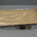 Wooden Swing Seat, Nostalgic Outdoor Wood Swing for Kids, Tree Straps Set Accessories for Backyard Patio Garden Playground, Height Adjustable (Raw Wood)