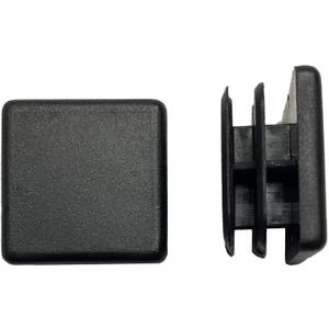 2 x Protection Force 1" 25mm (Pack of 10) Square OD Tubing Plastic Insert Plug, Tubing Post End Cap, Chair Glide