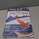 2 x 4th of July Decorations - 324 PCS Red White Blue Paper Star Eagle Liberty Bell Shape Cutouts Pre-Cut Set - Fourth of July Accessories, Patriotic Party Supplies Decor,250th Anniversary USA Merchandise